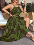 Conjunto Feminino com top e saia com fenda Regiane. Plus Size