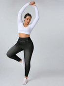 Calça jeans Feminina de Malha Cintura em V - Belle. Plus Size