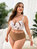 Biquini Feminino Com Saída Estrella Plus Size E170