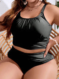 Tankini feminino plus size cintura alta Armenia