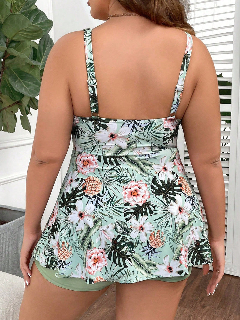 Tankini Feminino Estampado Pietra Plus Size