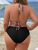 Biquíni Feminino com Estampa Floral e Cintura Alta - Analú. Plus Size Flash