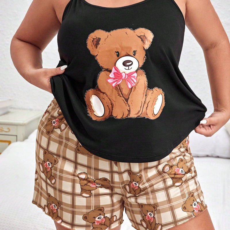 Pijama Deliana Feminina Plus Size E410