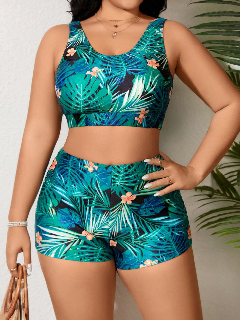 Shortkini Feminino Hannah Plus Size