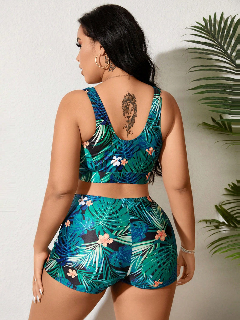 Shortkini Feminino Hannah Plus Size E261