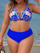 Biquíni Feminino com Estampa Floral e Cintura Alta - Analú. Plus Size Flash