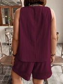 Conjunto feminino solto de verão Edelis. Plus Size