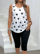 Conjunto feminino estampado Fabi. Plus Size