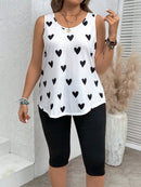 Conjunto feminino estampado Fabi. Plus Size