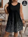 Vestido Feminino Estampado com Modelagem Soltinha e Tecido Confortável - Nicy. Plus Size