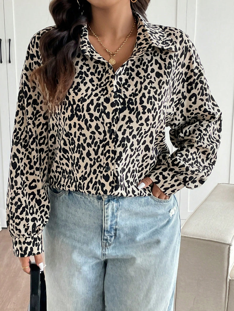 Camisa Casual com Botões na Frente - Serena, Plus Size