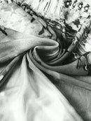 Maiô com saída de praia feminino e estampado Adriely. Plus Size