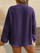 Camisa Feminina Manga Comprida Karina Plus Size