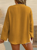 Camisa Feminina Manga Comprida Karina Plus Size