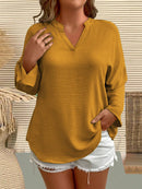 Camisa Feminina Manga Comprida Karina Plus Size