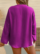 Camisa Feminina Manga Comprida Karina Plus Size