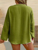 Camisa Feminina Manga Comprida Karina Plus Size