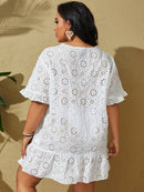 Saída De Praia Feminina Plus Size Bordada Tatiana E547