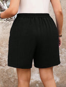 Bermuda Feminina com Estampa Animal Print e Cintura Ajustável - Camille. Plus Size