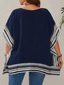 Blusa Feminina Solta com Decote em V - Dália. Plus Size