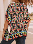 Blusa Feminina Solta com Decote em V - Dália. Plus Size