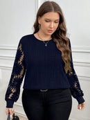 Blusa Feminina de Algodão com Bordado de Girassol Transparente - Zilda. Plus Size