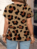 Blusa feminina gola redonda e botões frontais Juliana. Plus Size