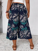 Calça Capri Feminina Perna Larga Amanda. Plus Size