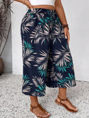 Calça Capri Feminina Perna Larga Amanda. Plus Size