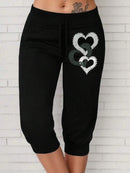 Calça Capri Feminina com Cordão na Cintura - Alessia. Plus Size