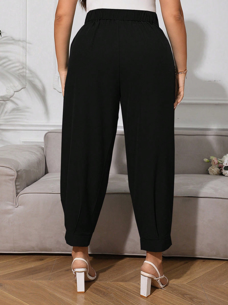 Calça Feminina Cintura Alta Rosana. Plus Size
