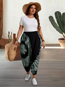 Calça feminina de Perna Afunilada Daniela. Plus Size