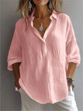 Camisa Feminina Manga Longa Tipo Bispo - Molly. Plus Size