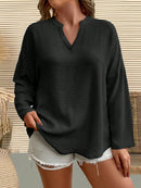 Camisa Feminina Manga Comprida Karina Plus Size