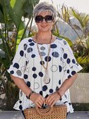 Camisa Feminina Manga com Babado - Brenda. Plus Size