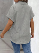 Camisa Feminina com Botões na Frente - Serena. Plus Size