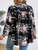 Camisa Feminina de Manga Longa Alana. Plus Size