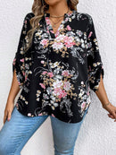 Camisa Feminina de Manga Longa Alana. Plus Size
