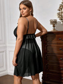 Camisola com Renda Lana Feminina Plus Size