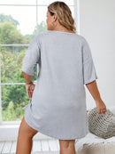 Camisola de dormir Bella Feminina Plus Size