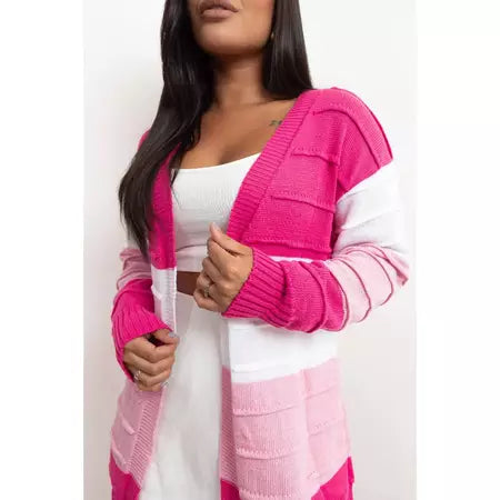 Cardigan Feminina de Trico - Beatriz. Plus Size