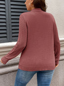 Cardigan Feminino de Bolso Duplo- Sandrine. Plus Size