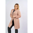 Casaco Feminino Aberto Manga Longa de Tricô - Samara. Plus Size