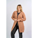 Casaco Feminino Aberto Manga Longa de Tricô - Samara. Plus Size