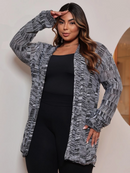 Casaco Feminino de Maganga comprida - Laila. Plus Size