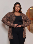 Casaco Feminino de Maganga comprida - Laila. Plus Size
