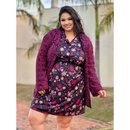 Casaco Feminino de Maganga comprida - Laila. Plus Size