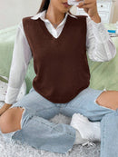 Colete feminino gola V Zara. Plus Size