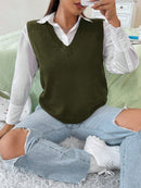 Colete feminino gola V Zara. Plus Size