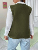 Colete feminino gola V Zara. Plus Size